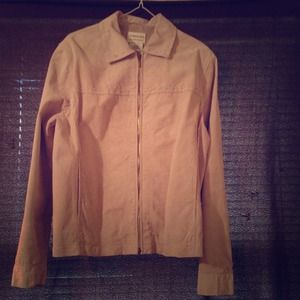 Washable suede jacket