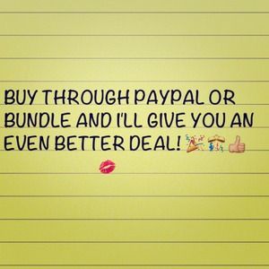 Bundle or Paypal!!