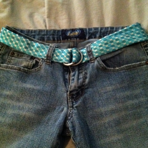 Teal J Crew Belt
