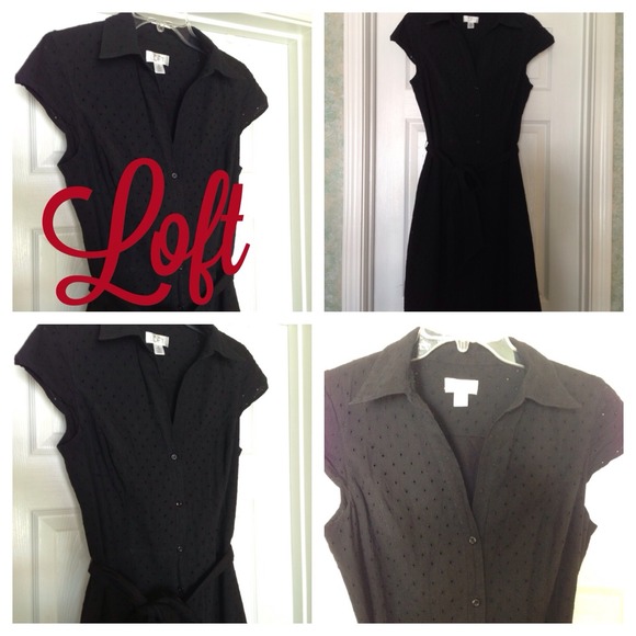 Black Anne Taylor loft dress size 12