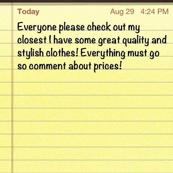 Check out my closet!