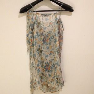 Pinko Y2K Paisley silk chiffon top