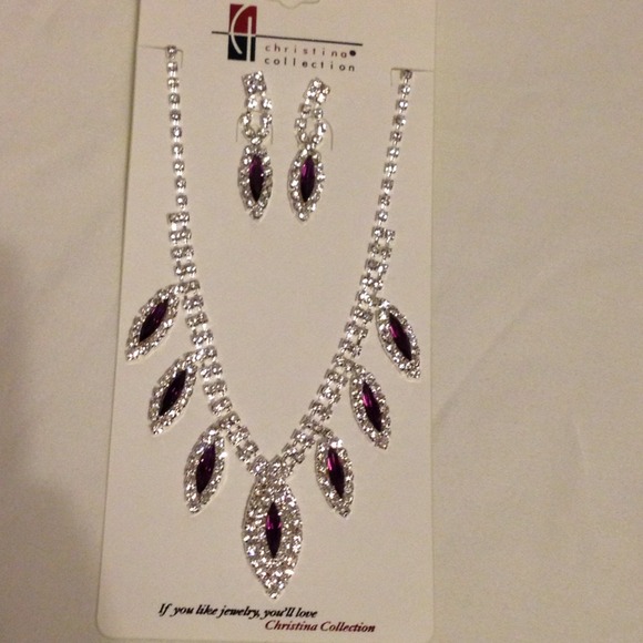 Sparkling purple tone w/ rhinestones Design Set - Picture 3 of 3