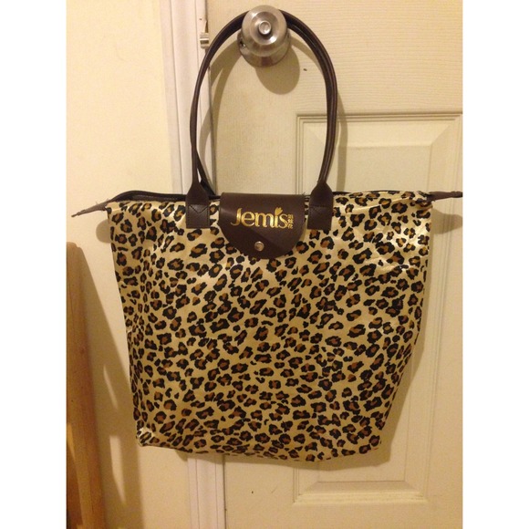 Cheetah leopard tote bag