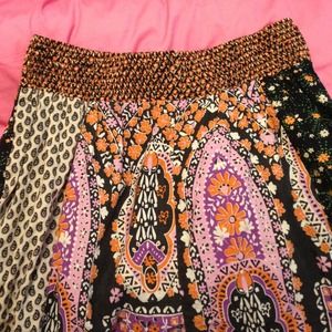 Fun patterned skirt