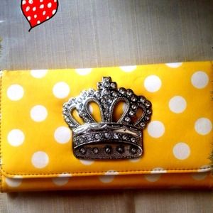 Yellow Polka Dot Wallet!(sold)
