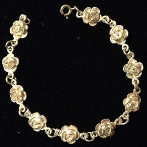 925 sterling silver Rose bracelet