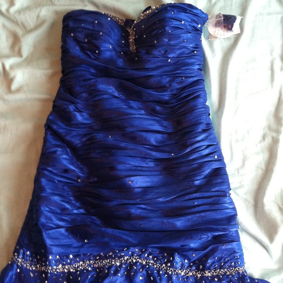 Royal blue prom dress - Picture 1 of 4