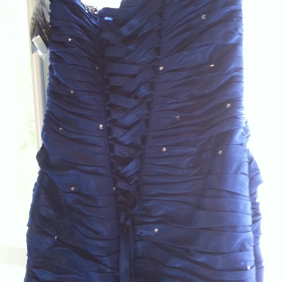 Royal blue prom dress - Picture 3 of 4
