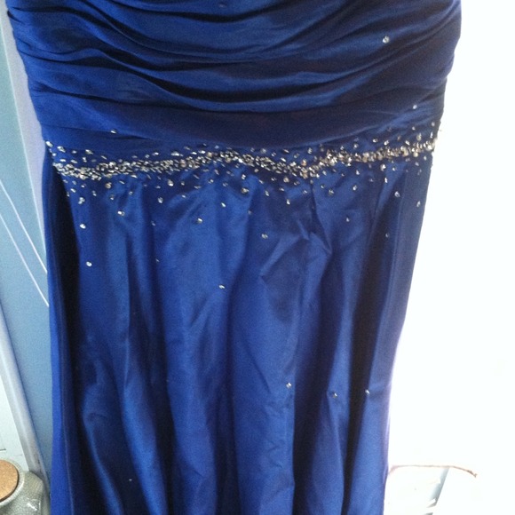 Royal blue prom dress - Picture 4 of 4