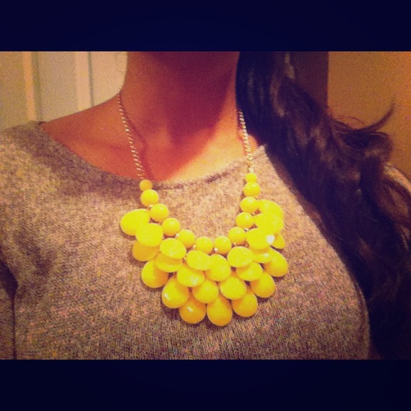 Ombré teardrop necklace + earrings