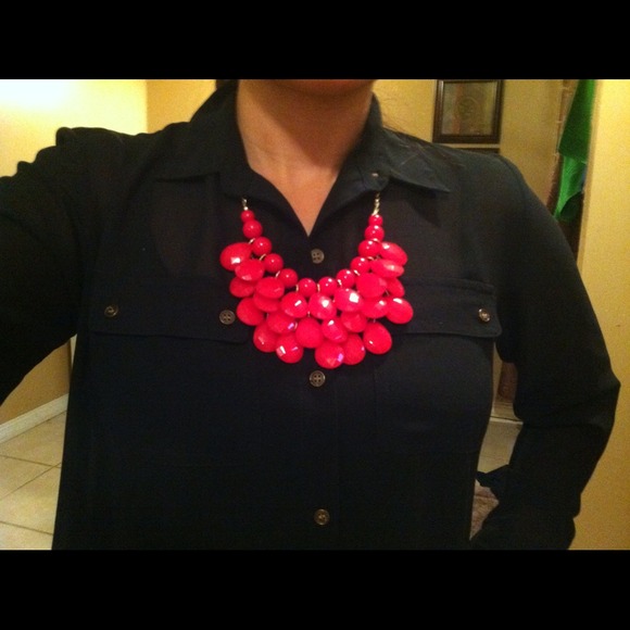 Ombré necklace with earrings