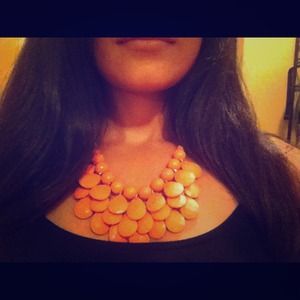 Ombré necklace with matching earrings