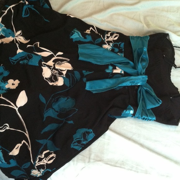 Flower print party dress - Picture 4 of 4