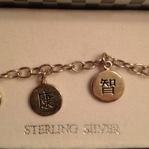 **BUNDLED** Sterling Silver Asian Kanji