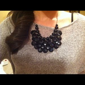 Teardrop necklace with matching earrings