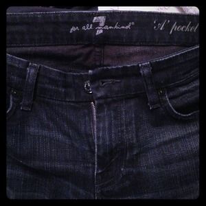 Dark wash 7 for All Mankind "A pocket" jeans