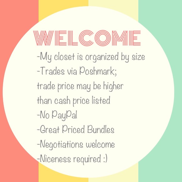 Welcome to my closet!