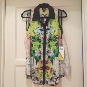 Prabal Gurung for Target sleeveless blouse.