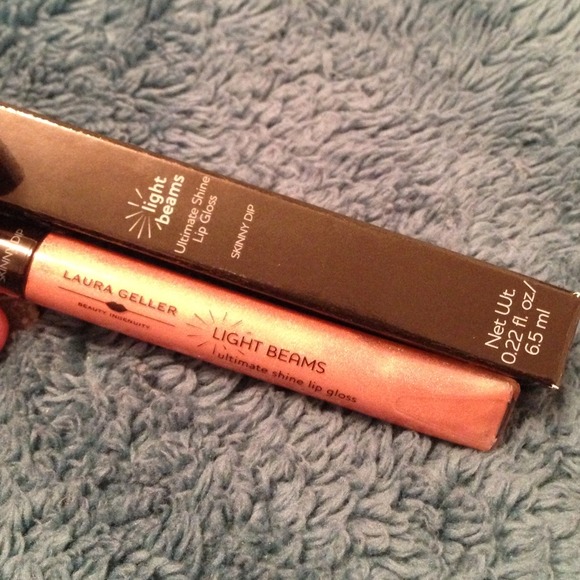 LAURA GELLER Light Beams Lipgloss in Skinny Dip