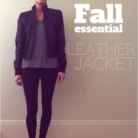 ❌HOLD❌ 🎉HOST PICK🎉 Faux Leather Jacket