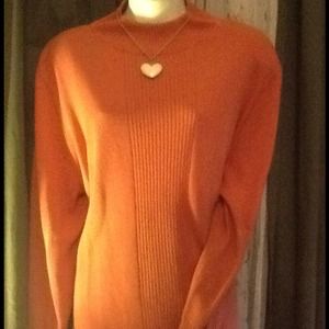 Dressbarn 18-20 rust colored sweater.