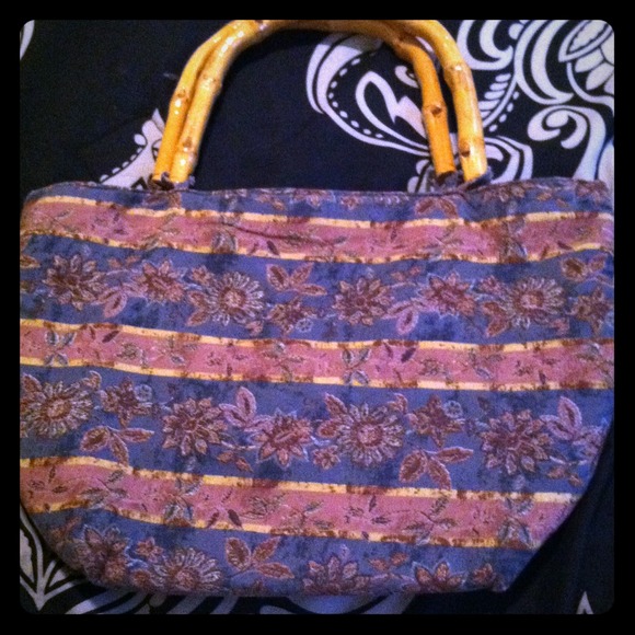 Oak handle purse - Picture 1 of 3
