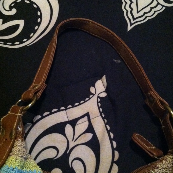 Crochet multi-color purse - Picture 2 of 2