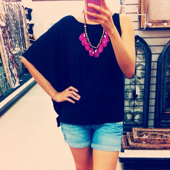 Zara black top size S