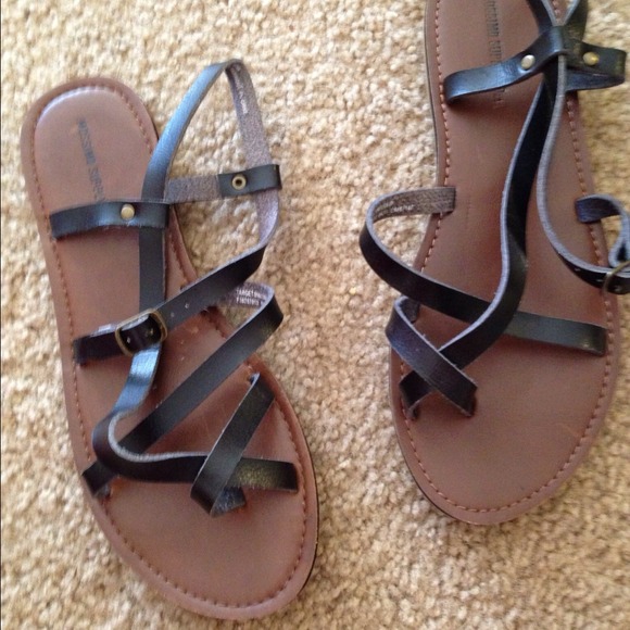 Black strappy sandals from Mossimo @ Target - NEW