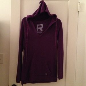 Purple Roxy Hooded Sweater