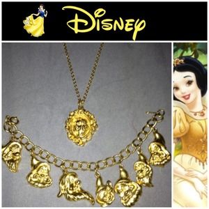 Vintage 1960 -Snow White necklace & Dwarf Bracelet