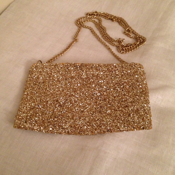 J. Crew Handbags - 🎉HOST PICK🎉 J Crew gold glitter cross body