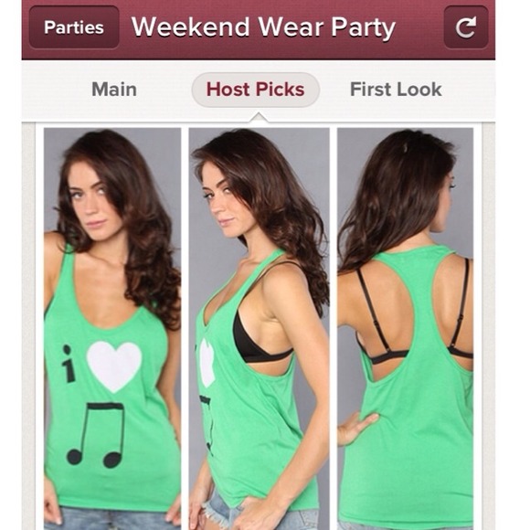 Wildfox Tops - NEW Wildfox "I love music" Baggy Boy Tank