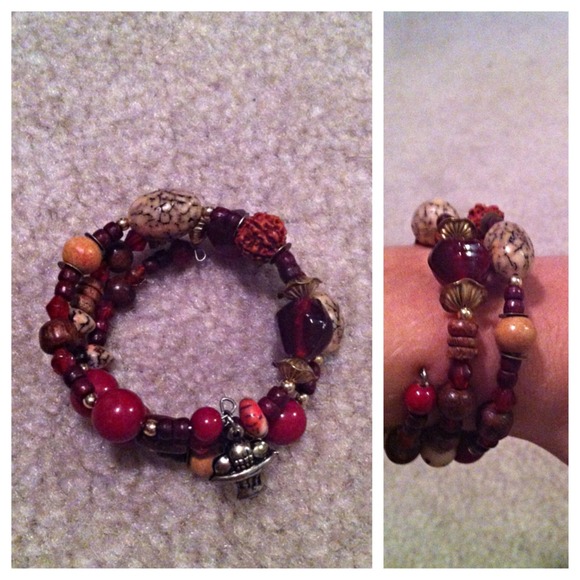 Beaded wrap bracelet - Picture 1 of 1