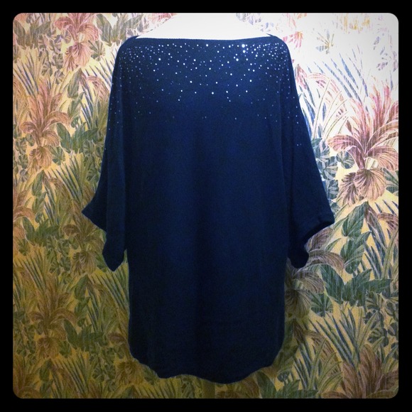 ⬇REDUCED⬇ Glitzy navy sweater dress