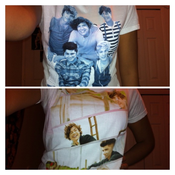 2 ONE DIRECTION SHIRTS