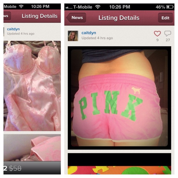 RESERVED @daniellegu01 VS lingerie shorts bundle