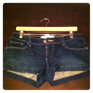 Dark Denim Shorts