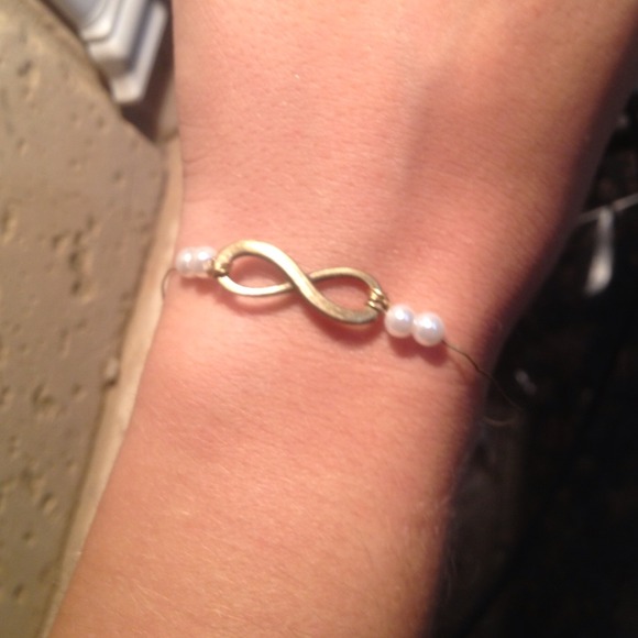 Handmade infinity bracelet