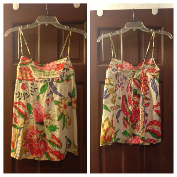 Floral spaghetti strap top