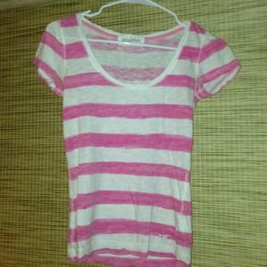 Pink & White Aeropostale T-shirt