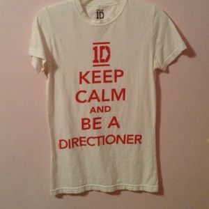 keep calm and be a directioner shirt