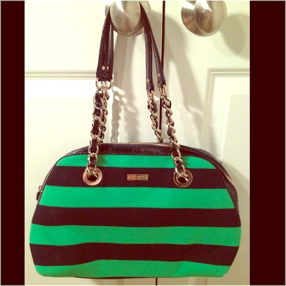 SOLD ❌❌ Kate Spade Academy Stripe Larissa Handbag
