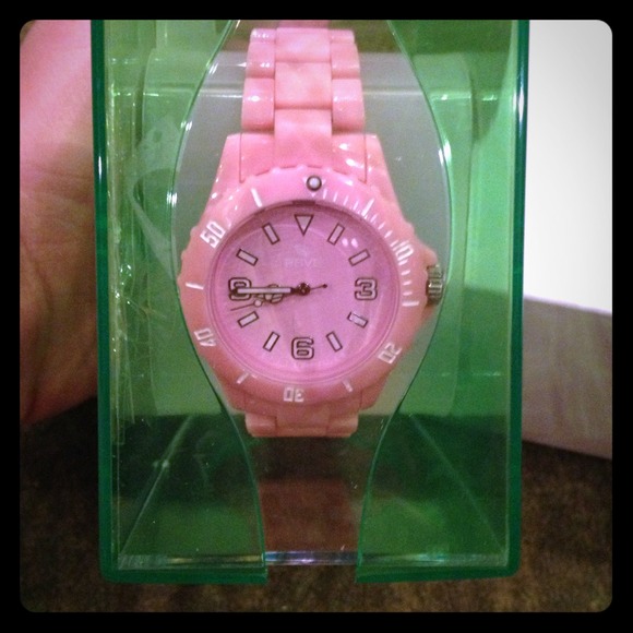 Never worn Rave pink watch