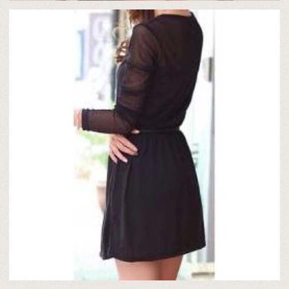 🔴bundled🔴Brand new black mesh dress Sz XS - Picture 3 of 4