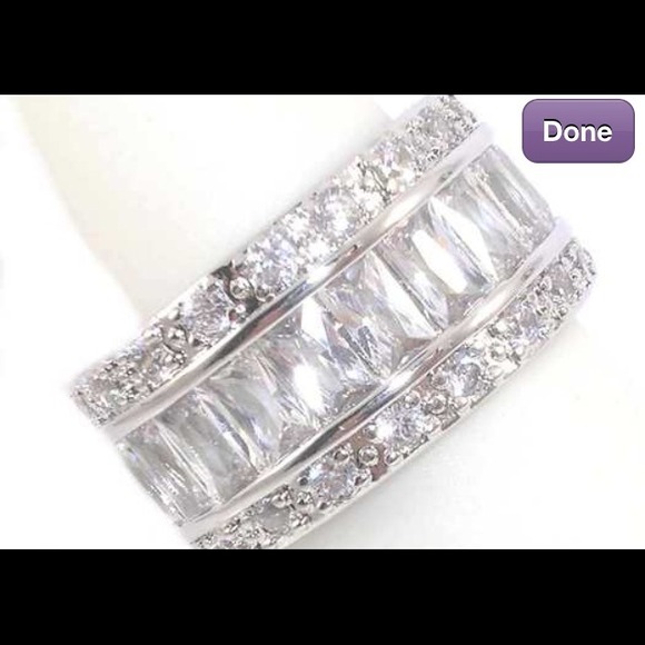 Beautiful 8.8 carat eternity wedding band