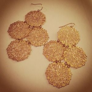 Gold Statement Earrings