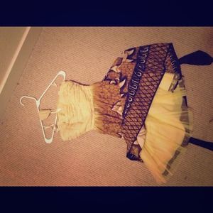 Party dress from Anthropologie