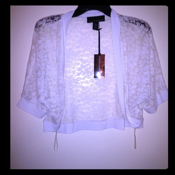 White Lace Shrug